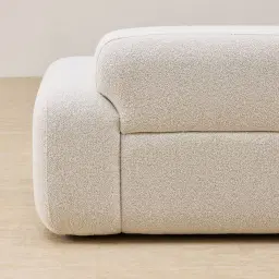 Capri Stone White Fabric Occasional Chair