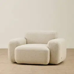 Capri Pearl Beige Fabric Occasional Chair