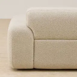 Capri Pearl Beige Fabric Occasional Chair
