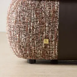 Velinor Auburn Red Woven Fabric Occasional Chair