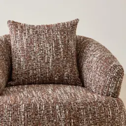 Velinor Auburn Red Woven Fabric Occasional Chair