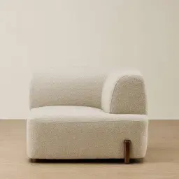 Calma Pearl Beige Fabric Right Arm Module