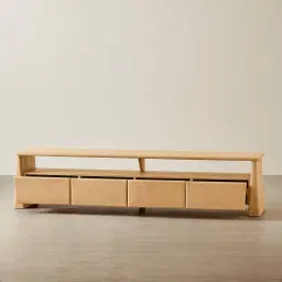 Dunstan Light Brown Ash Veneer Entertainment Unit