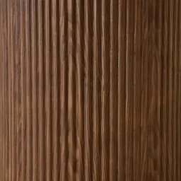 Terra Linea Amber Brown Ash Veneer Two- Round Leg Rectangular Dining Table - 240cm x 120cm