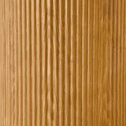 Terra Linea Light Brown Ash Veneer Two- Round Leg Rectangular Dining Table - 240cm x 120cm