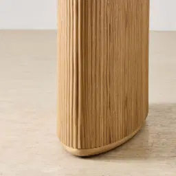 Terra Linea Light Brown Ash Veneer Console Table