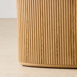 Terra Linea Light Brown Ash Veneer Console Table