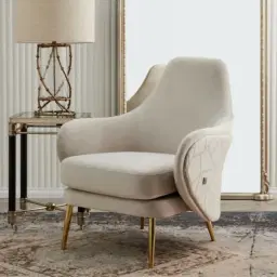 Cornelia Antique Champagne Gold Arched Mirror