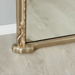 Cornelia Antique Champagne Gold Arched Mirror