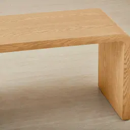 Reeves Light Ash Veneer Ottoman Table