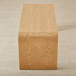 Reeves Light Ash Veneer Ottoman Table