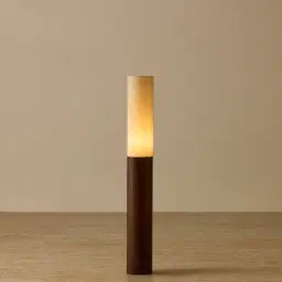 Harlem Wooden Floor Lamp 115cm
