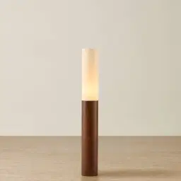 Harlem Wooden Floor Lamp 115cm