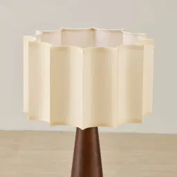 Margo Deep Brown Wooden Table Lamp