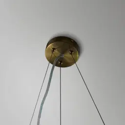Wilma Glass Chandelier 78cm