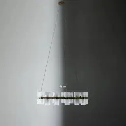 Wilma Glass Chandelier 78cm