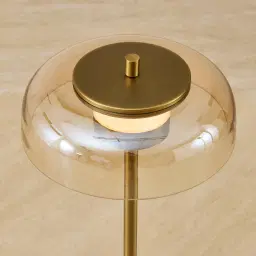 Alina Brushed Brass Table Lamp Low