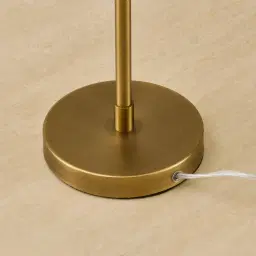 Alina Brushed Brass Table Lamp Low