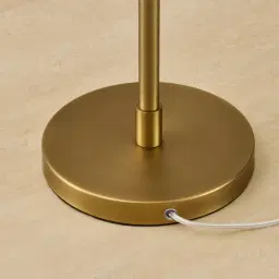 Alina Brushed Brass Table Lamp High