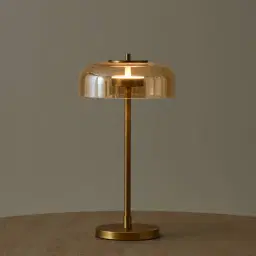 Alina Brushed Brass Table Lamp High