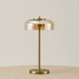 Alina Brushed Brass Table Lamp High