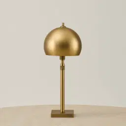 Fatima Metal Table Lamp - Metal Shade