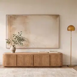 Fatima Metal Floor Lamp - Glass Shade