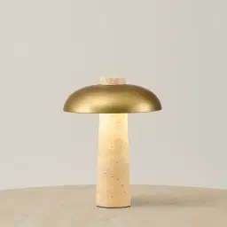Mona Travertine Table Lamp