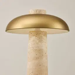 Mona Travertine Table Lamp