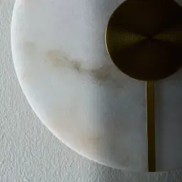 Irene Circle Alabaster Wall Lamp 20cm
