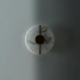 Irene Circle Alabaster Wall Lamp 20cm