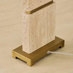 Paulina Travertine Table Lamp
