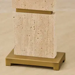 Paulina Travertine Table Lamp