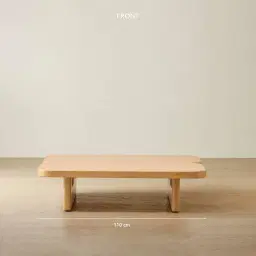 Gemini Light Oak Veneer Coffee Table