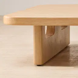 Gemini Light Oak Veneer Coffee Table