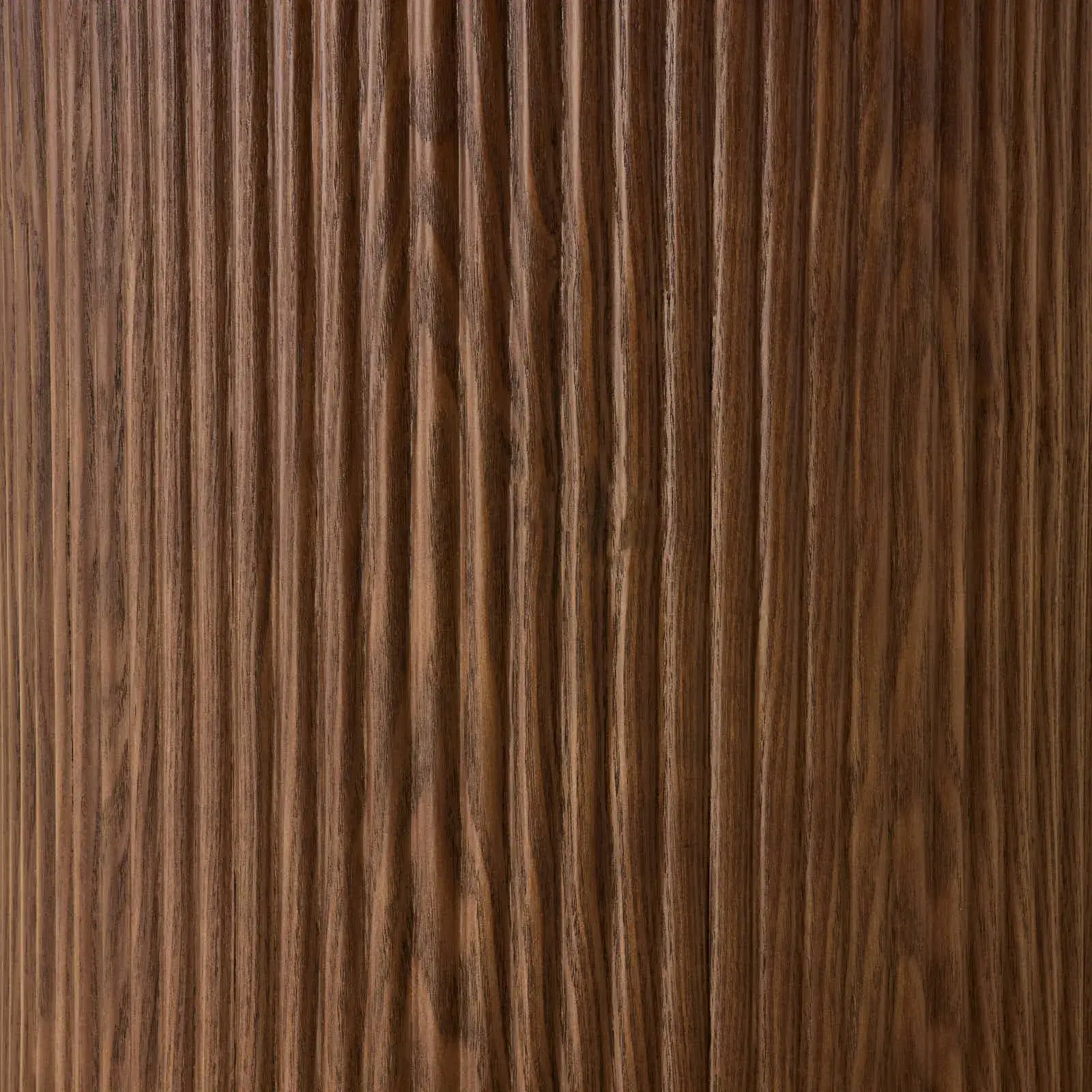 Terra Linea Amber Brown Ash Veneer Two - Round Leg Rectangular Dining Table - 270cm x 120cm