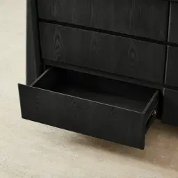 Dunstan Black Ash Veneer Dresser