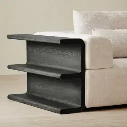 Reeves Black Ash Veneer Shelf