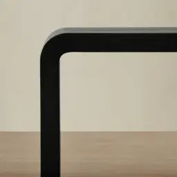 Reeves Black Ash Veneer Ottoman Table