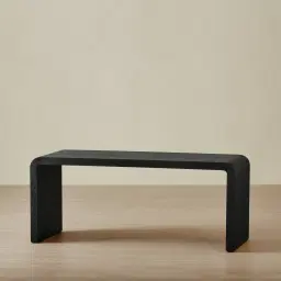 Reeves Black Ash Veneer Ottoman Table