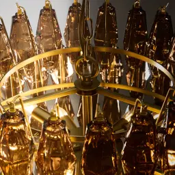 Solene Chandelier - Smokey Glass