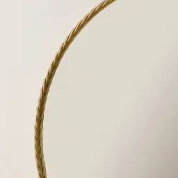 Millaray III Antique Gold Round Mirror