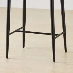 Amali Sand Beige Vegan Leather Counter Stool