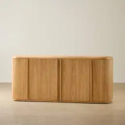 Terra Linea Light Brown Ash Veneer Sideboard