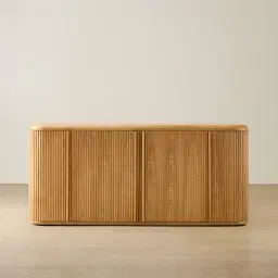 Terra Linea Light Brown Ash Veneer Sideboard
