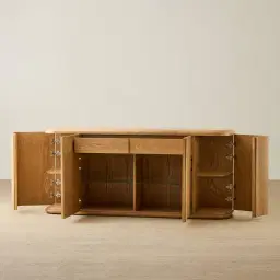 Terra Linea Light Brown Ash Veneer Sideboard