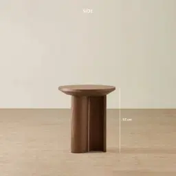 Napa II Caramel Oak Side Table