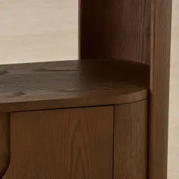Napa Caramel Oak Bookshelf