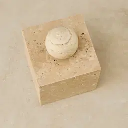 Peta Beige Travertine Box 12cm