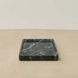 Voni Dark Green Rectangular Tray